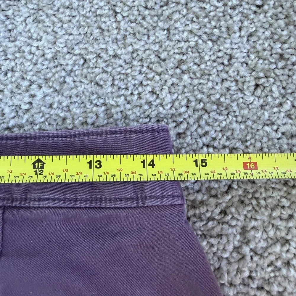 Abercrombie & Fitch Pants Mens 30x30 Purple Chino Langdon Slim Stretch Casual